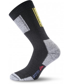 Černé celoroční trekingové ponožky