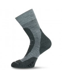 Šedé celoroční ponožky z materiálu ISOLFIL - polypropylene