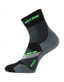 Černošedé antibakteriální kompresní běžecké ponožky