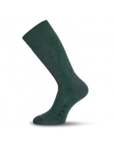 Zelené teplé ponožky prodloužené délky