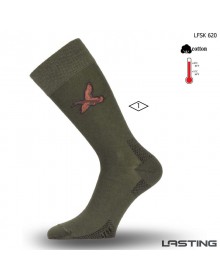 Zelené bavlněné ponožky s motivem kachny